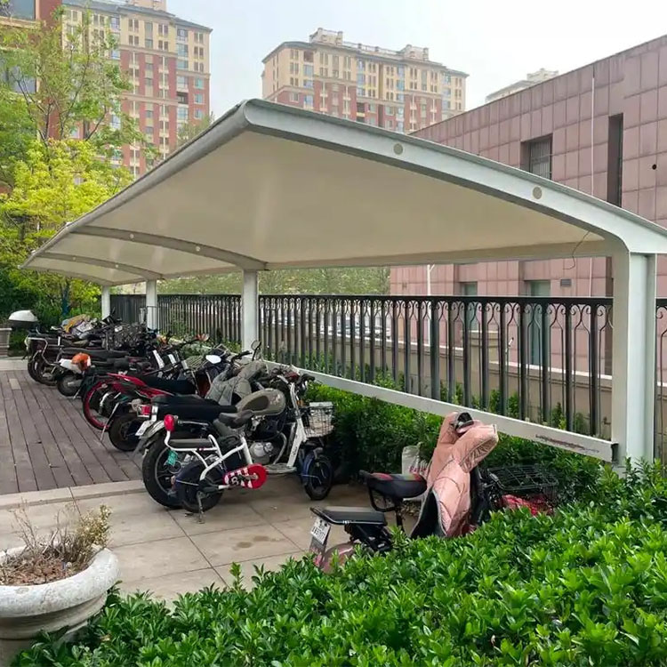 衡阳膜结构电动车棚